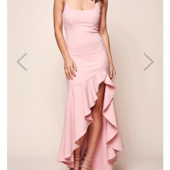 Dresses & Skirts - Sexy blush ruffle cocktail dress flamenco 😍